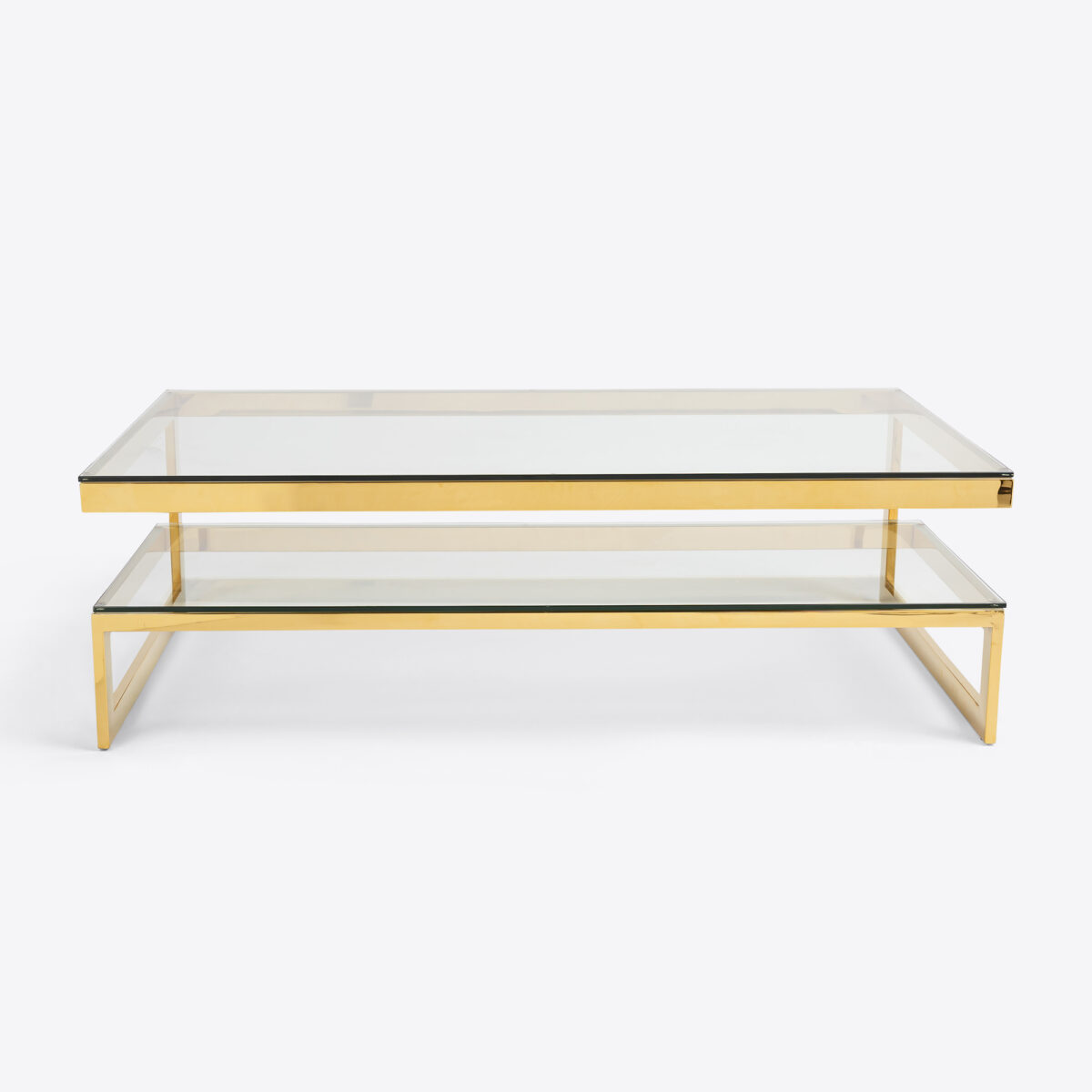 Polished Brass G Coffee Table