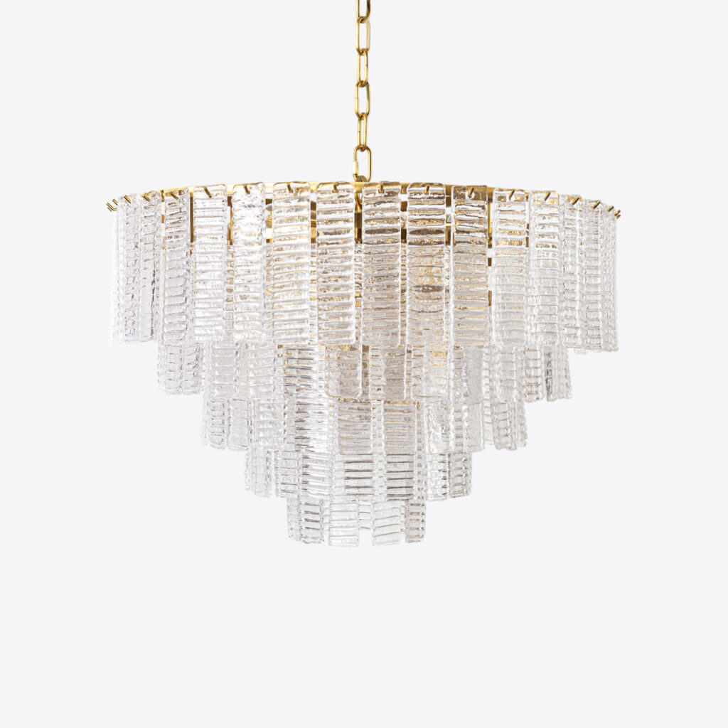 Toronto Chandelier - 1970s inspired tiered chandelier