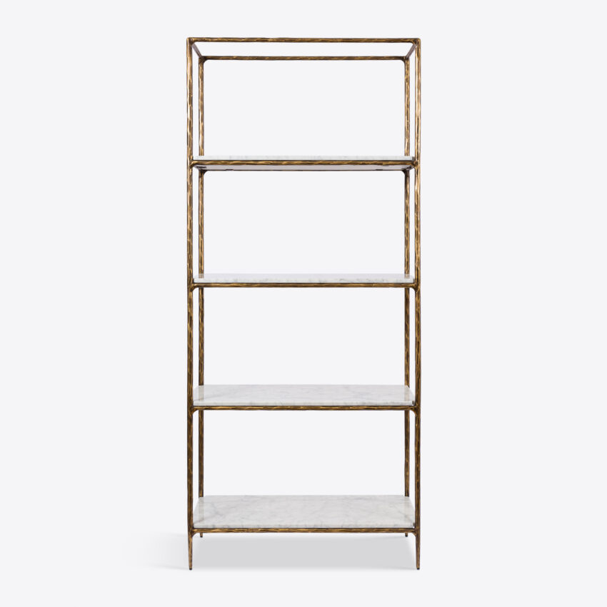 Pasadena Wide Etagere - marble furniture by Pure White Lines