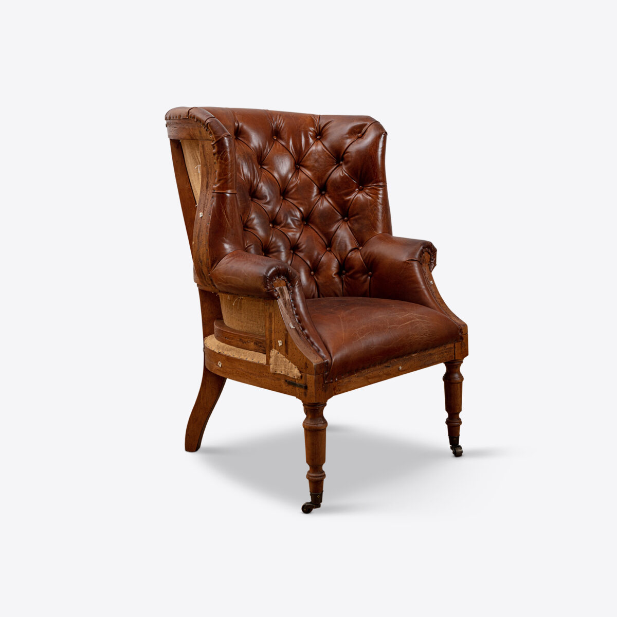 Deconstructed Leather Petworth Armchair