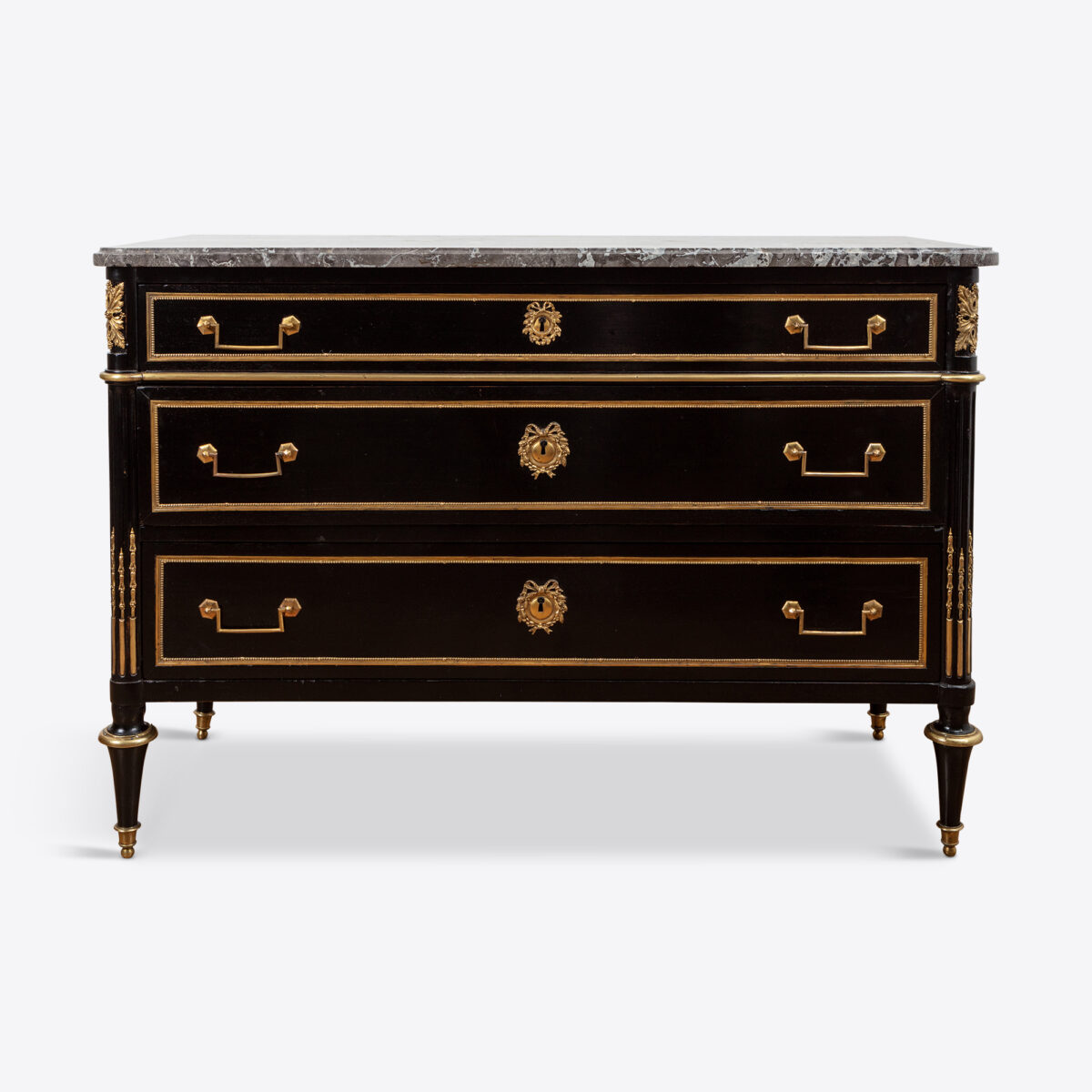 18th Century Commode with Decorative Brass Details