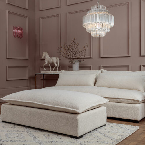 Amalfi armless sofa