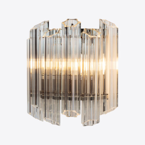 clear Palermo wall light 70's style vintage sconce