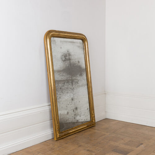antique French gilt mirror - Louis Philipp
