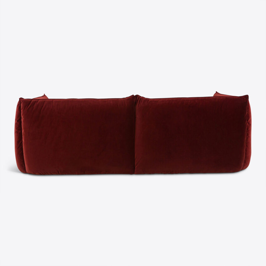 Red Brick Milano Sectional Sofa in 70s style